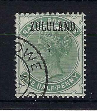 Image of South African States ~ Zululand SG 12 FU British Commonwealth Stamp